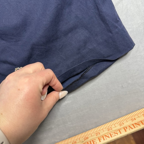 Marine Layer Pants Womens S‎ Blue Wide Leg Belted Paper Bag Elastic Waist - Picture 8 of 12